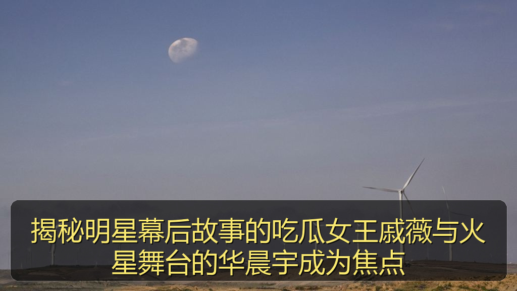 揭秘明星幕后故事的吃瓜女王戚薇与火星舞台的华晨宇成为焦点