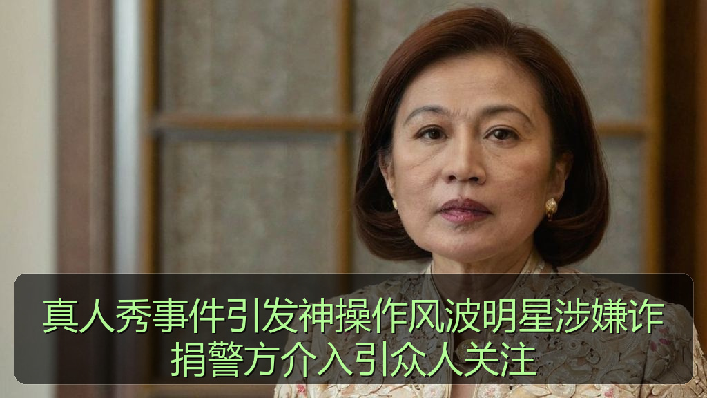 真人秀事件引发神操作风波明星涉嫌诈捐警方介入引众人关注
